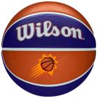 Bola de Basquete Tribute Externa Performance Cover Tamanho 7 NBA Logotipo Times Wilson