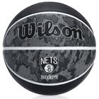 Bola de Basquete Wilson NBA Team Tiedye Bro Nets 7 Preto