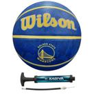 Bola de Basquete Wilson NBA Time Golden State Warriors + Bomba de Ar