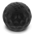 Bola de Câmbio Manopla Universal Bola de Golf Preto com 5 Marchas Ré para Trás Redonda em PVC