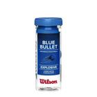 Bola de Frescobol Wilson Blue Bullet Tubo c/ 3 Bolas