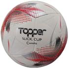 Bola De Futebol Campo Topper Slick Cup Vermelho-Prata-Preto