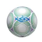 Bola de Futebol Campo Umbro Modelo Pass Branco Verde Roxo