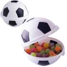 Bola de Futebol Porta Lanche Viagem Passeio Escola 380ml - Plasutil