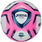 Bola De Futsal Hybrid Branco, Rosa E ul Joma