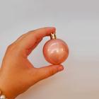 Bola de Natal em Tubo - Perolado Rose Gold - 5cm - 6 unidades - Cromus - Rizzo