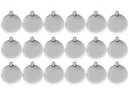 Bola de Natal Prata Lisa NATAL040C Casambiente