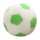 Bola De Pelúcia Infantil Super Macia 15Cms - Branco e Verde - Tuka Toy