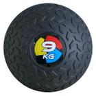 Bola De Peso Medicine Ball Treino Musculação 9 KG Fisio +nf - DALEBOL