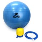Bola de Pilates 45cm Muvin Com Bomba Antiestouro Suporta até 300kg Ginástica Yoga Fitness