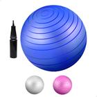 Bola De Pilates Suíça 65 Cm Com Bomba Fisioterapia Yoga Academia