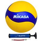 Bola de Vôlei de Quadra Mikasa V360W Fivb + Bomba de Ar