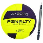 Bola De Volei Penalty VP 2000 Oficial Mais Inflador Com NF