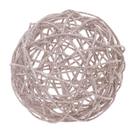 Bola Decorativa de Rattan C/15cm - 1 Unidade