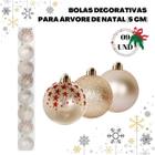 Bola Decorativa Natal Constelação - Tamanho Nº 05 (09 Und)