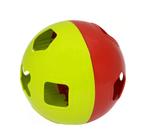 Bola didática vermelha e verde - Mercotoys para bebê - brinquedo educativo