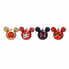 Bola Disney Acessórios Mickey E Minnie 8cm C/4 Peças 1699720