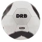 Bola Futebol DBR First Unissex - Branco e Preto
