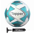 Bola Futebol de Campo Topper Slick 22 Oficial + Bomba de Ar