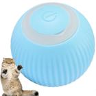 Bola Inteligente Giratoria Gato Felino Pet Animal de Estimaçao Domestico Usb Bateria Recarregavel Brinquedo Bolinha Smart Portatil Silicone Anti Estre