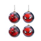 Bola Natalina Disney 8Cm C/4 Avengers Homem Aranha 1118109