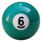 Bola Numero 6 Numerada Bilhar Sinuca Snooker 54mm Nova