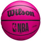 Bola Oficial Basquete Wilson NBA DRV Rosa Preto
