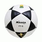 Bola Oficial De Futevôlei Mikasa FT-5 Branco e Preto