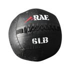Bola p funcional med ball de couro reforçado 6 lb wall ball