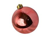 Bola Para Arvore De Natal Rose Gigante 12 cm- Kit 2un