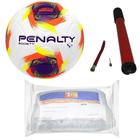 Bola Penalty Society Oficial S11 R2 XXIII + Bomba + Rede 5M Fio 2