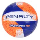 Bola Penalty Vôlei de Praia Fun XXI - Branco+Laranja