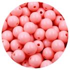 Bola Plastica Leitosa Passante 12mm Com 500Gr