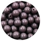 Bola Plastica Leitosa Passante 12mm Com 500Gr