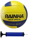 Bola Rainha Volei Oficial Pró 2.0 + Bomba de Ar