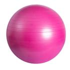 Bola Suiça de Pilates Rosa Yoga Fisioterapia Academia 55cm
