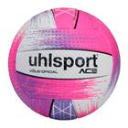 Bola Volêi Oficial Uhlsport Ace Branco Rosa Roxo