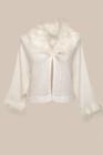 Bolero com Pelos Tricot Feminino