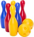 Boliche de Brinquedo Colorido 8 Peças Cardoso Toys