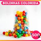 Bolinha de Plástico Colorida Para Piscina Com 500 Unidades - BG Brinquedos