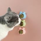 Bolinha Doce Catnip Para Gatos Brinquedo Saudável Autocolante Rosa Azul