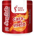 Bolinhas explosivas balls caramelo lubrificante fica + gostoso