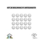 Bolinhas Isopor EPS Artesanato 30mm Uso Diverso Várias Quantidades - CasaTela