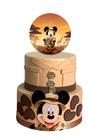 Bolo fake mickey safari bege - Catavento