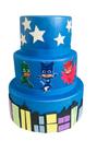 Bolo fake pj masks - 3 andares - Catavento