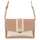 Bolsa Beira Rio Crossbody Feminina Nude Creme