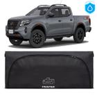 Bolsa Caçamba Nissan Frontier Impermeável 420 Lts Maleiro Bagageiro Premium Abertura Frontal em Arco Compatível com Todos os Anos e Versões
