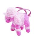 Bolsa Cachorro Poodle Pink 23X23cm - Pelúcia - Fofy Toys