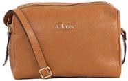 Bolsa Classe Couro Feminina Transversal 2870 Cb02 Marrom