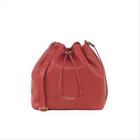 Bolsa classe couro saco feminina transversal 2900 vermelho